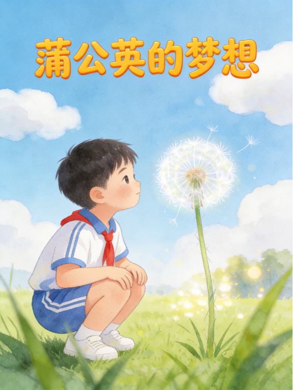 学生绘本作品：蒲公英的梦想